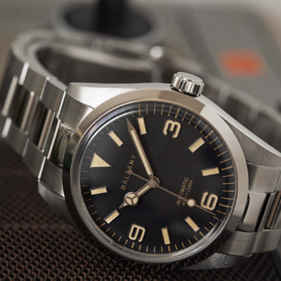 Explorer Tribute Steel Bracelet with Seiko NH-38 Movement S4035AB