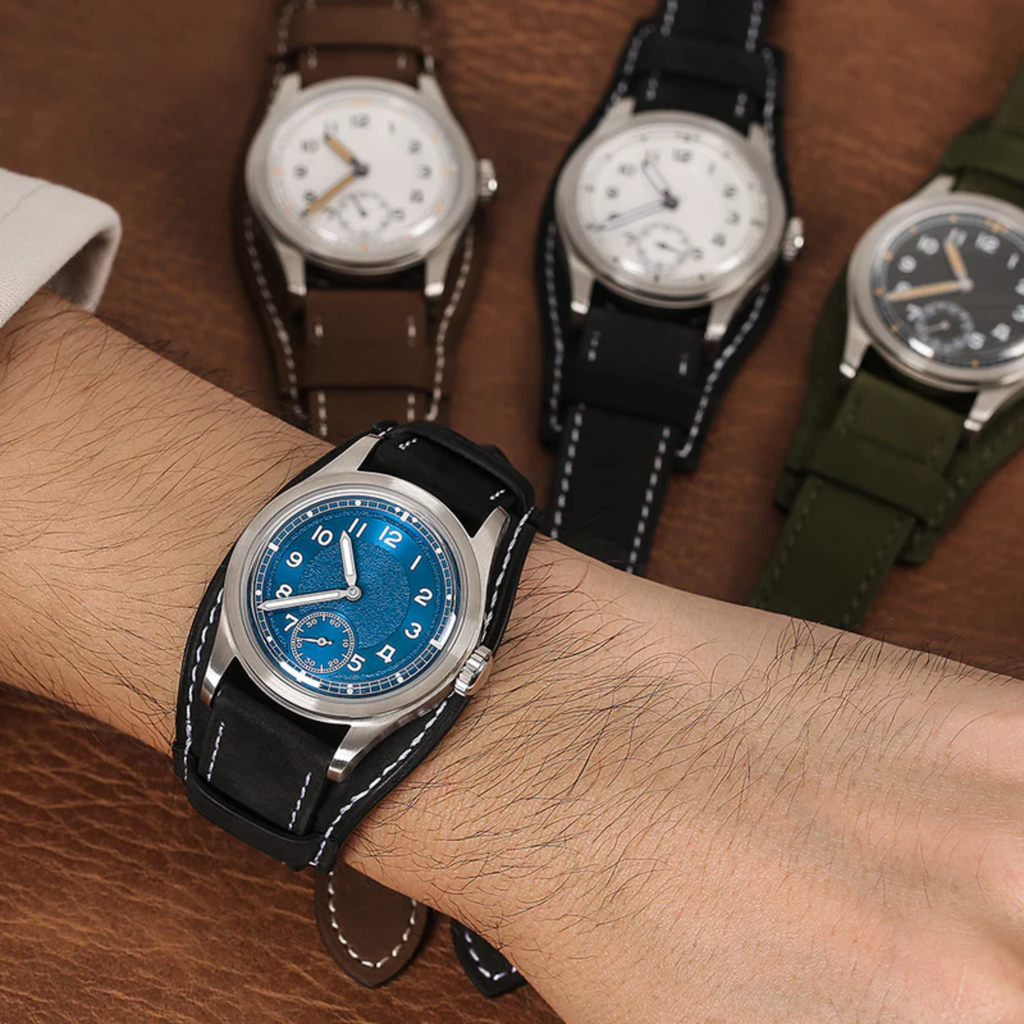 HOU H1 - Vintage Field Watch Automatic | BLUE