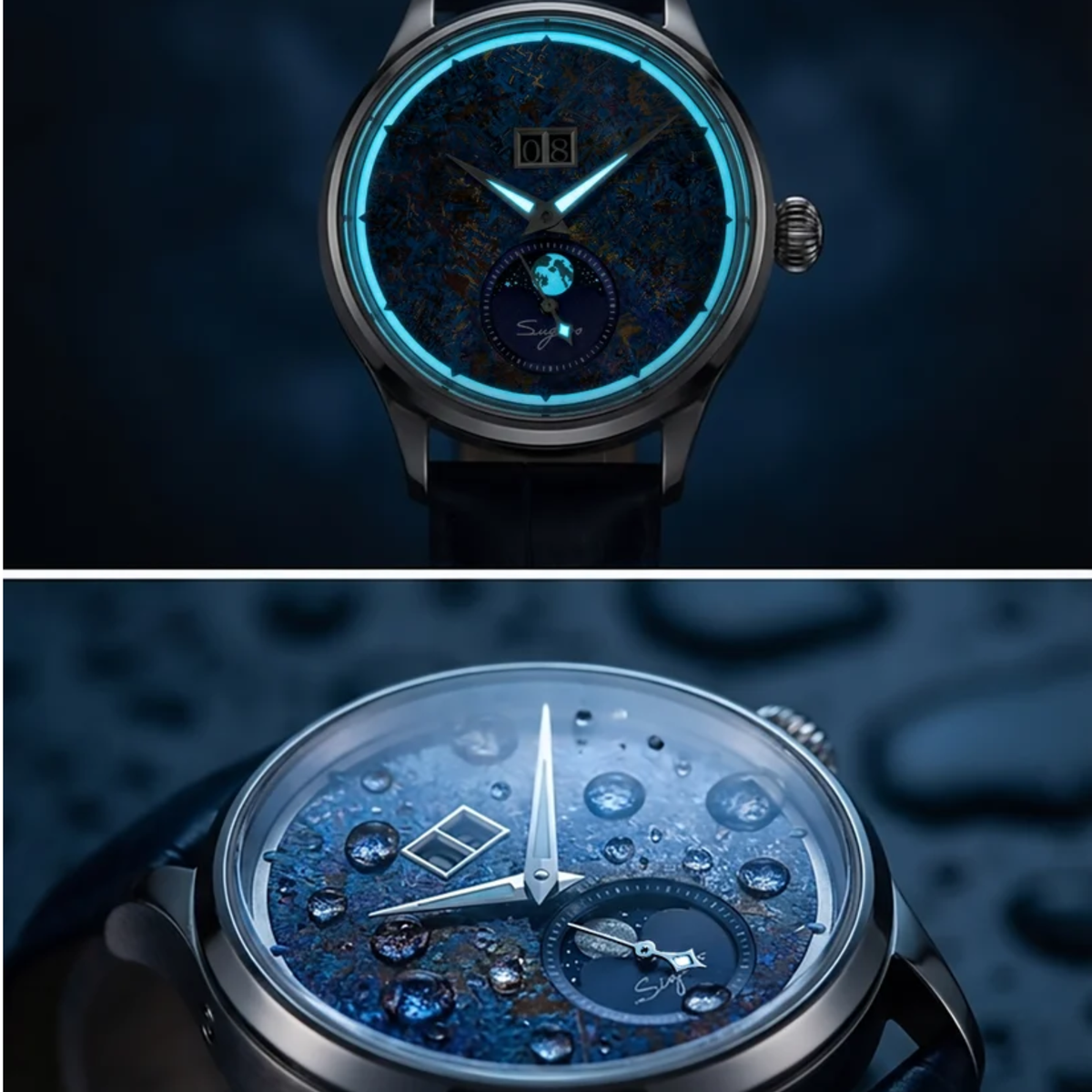 Sugess S401 MoonPhase Master Automatic Deep Blue Dial