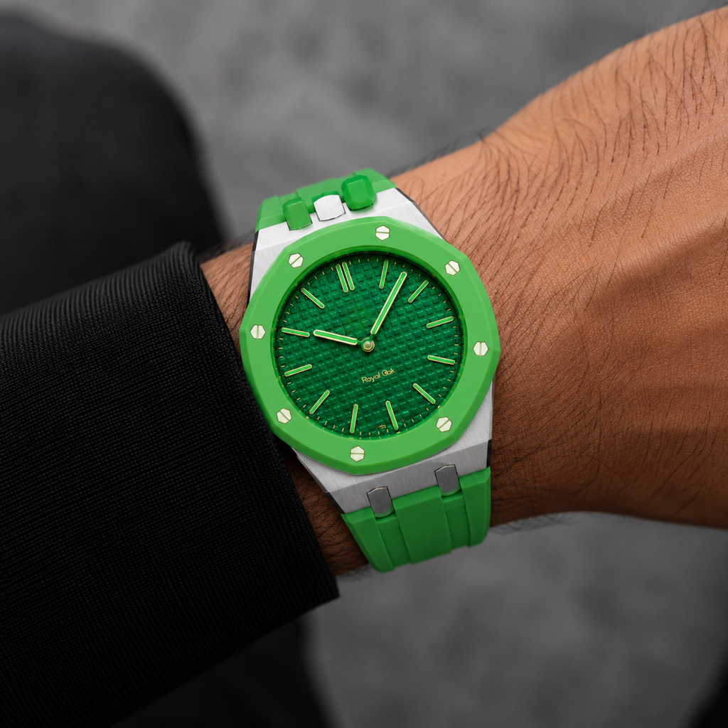 AP Swatch Watch Modkit Case & Strap | Stainless Steel Case | FKM High Quality Rubber Bracelet | Butterfly Clasp