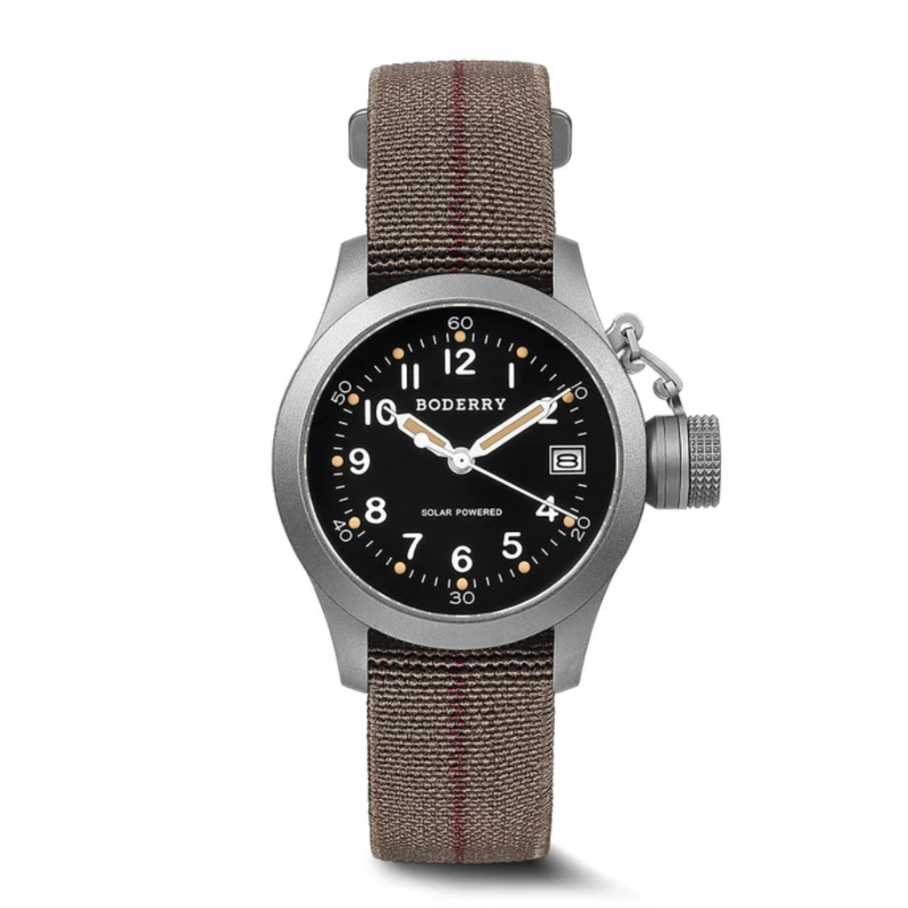 FALCON Canteen - Titanium Solar-Powered Watch | FIELD