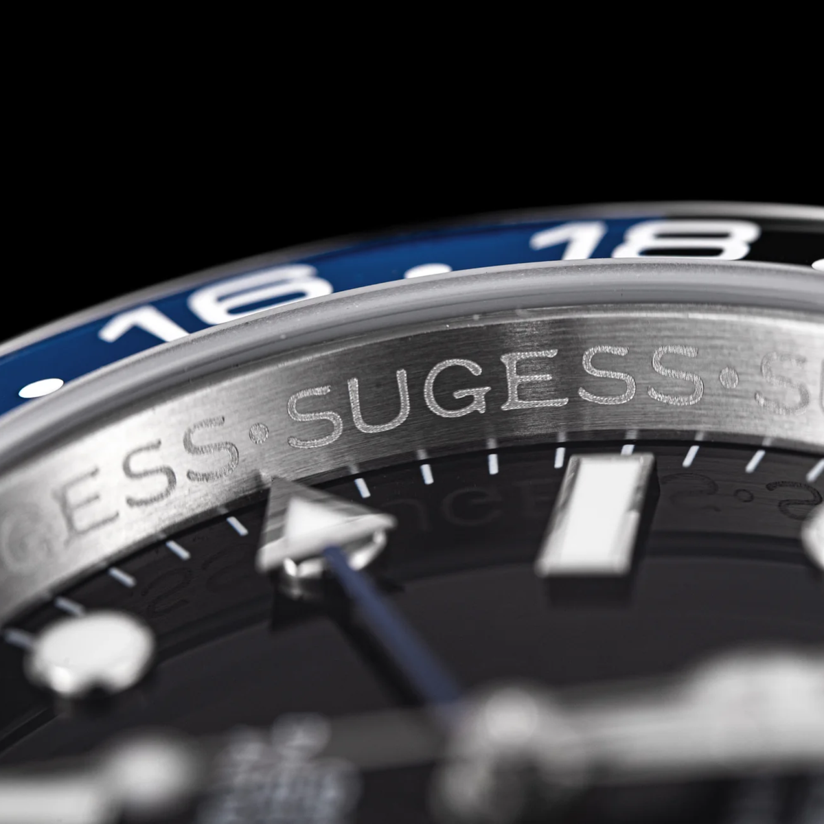 Sugess S420 Red & Blue Bezel GMT Jubilee Bracelet