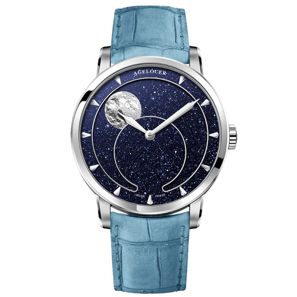 AGELOCER Original Astronomer Aventurine 29.51-day Moon Phase Watch