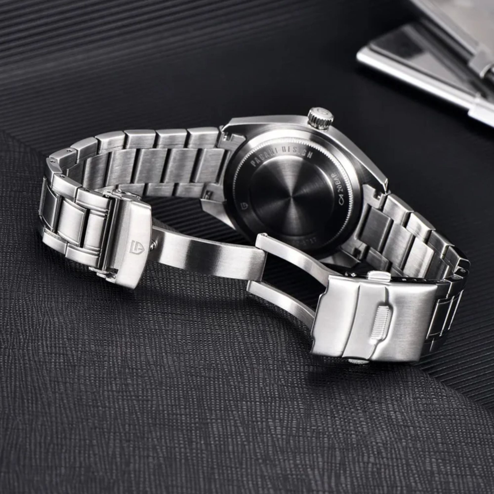 Pagani Design PD-1717 V2 Spirit Pilot 38MM 200M Waterproof Japan NH35 Automatic Mechanical Watch Sapphire Crystal Luminous Stainless Steel