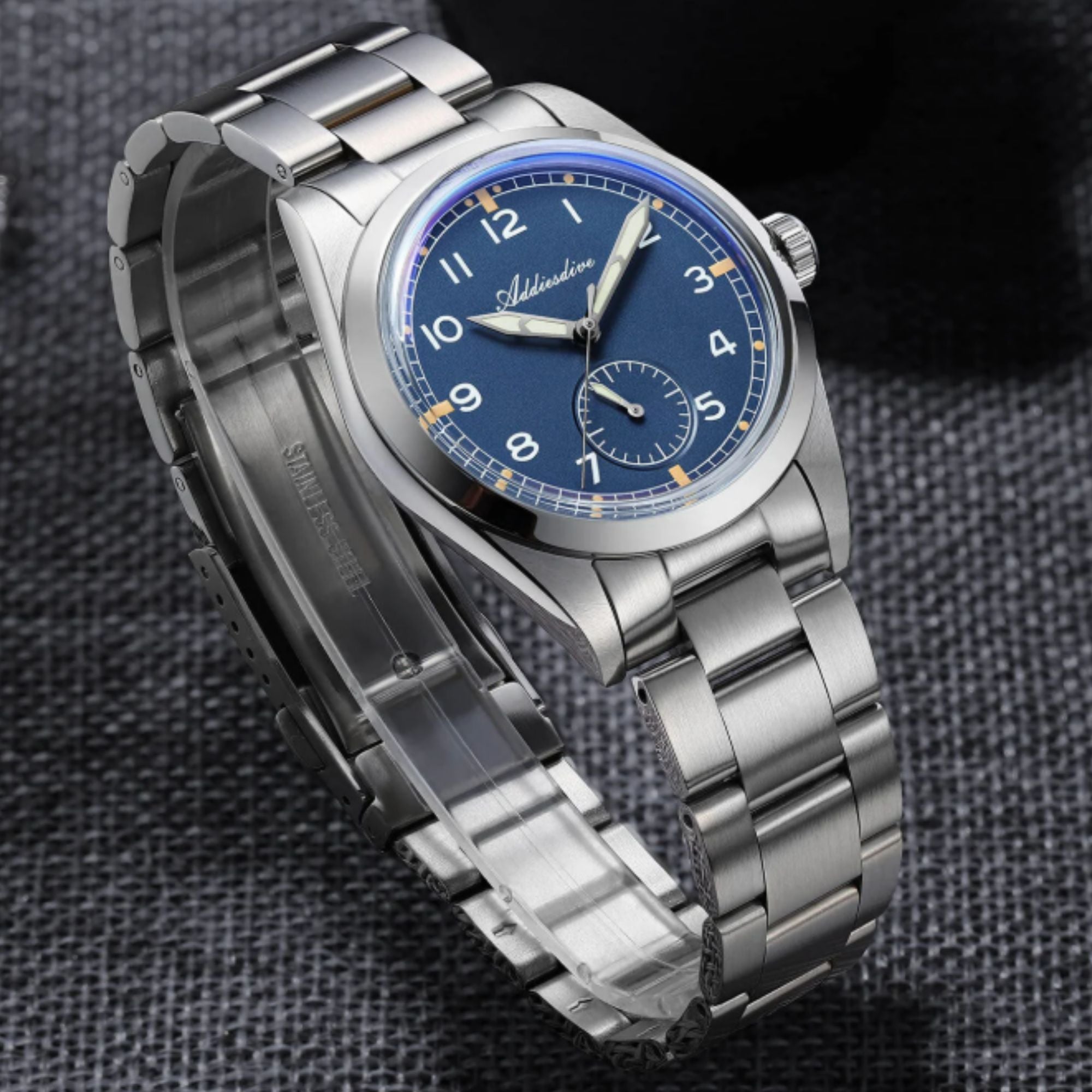 ADDIESDIVE 36mm VH60 Vintage Pilot Watch (AD2099）