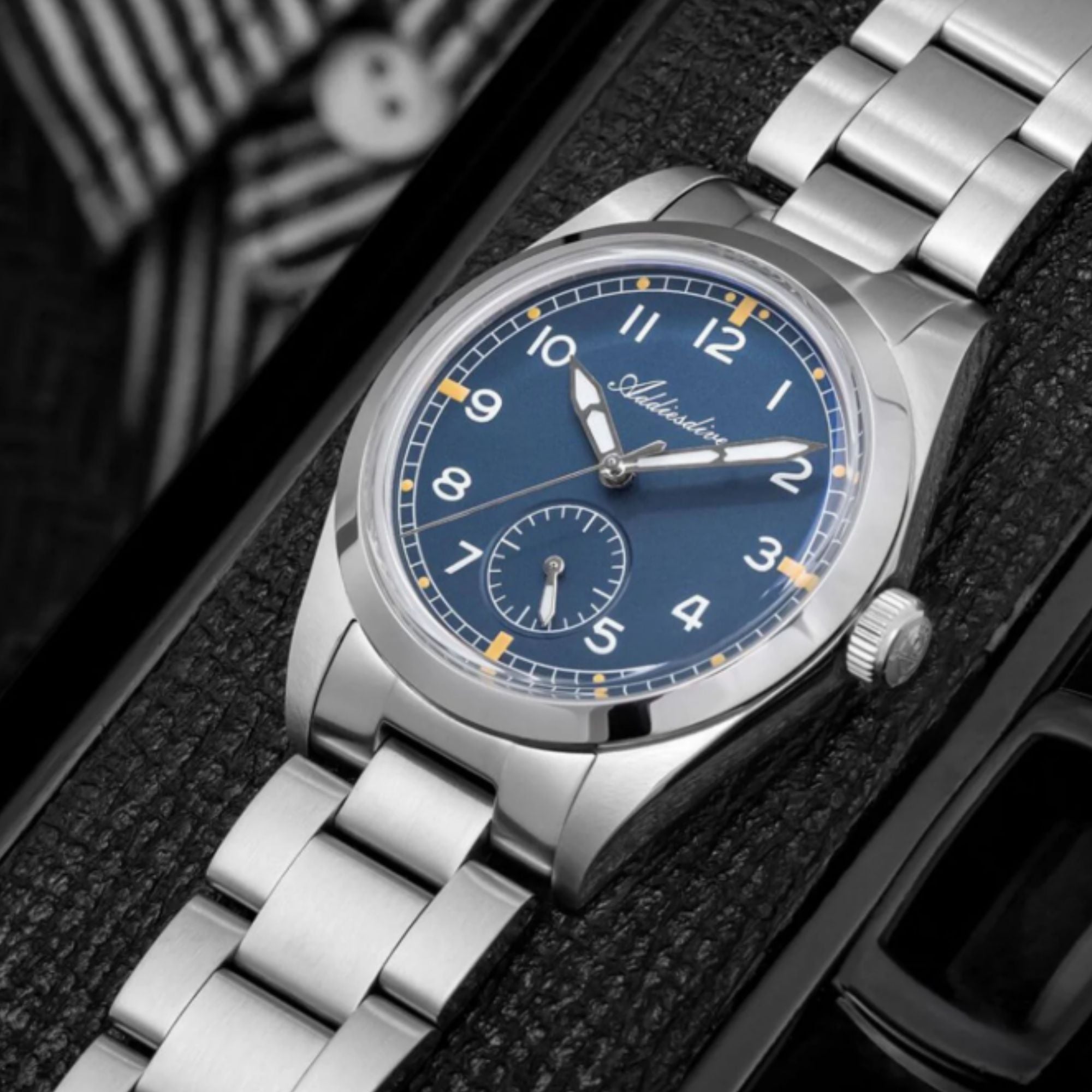 ADDIESDIVE 36mm VH60 Vintage Pilot Watch (AD2099）