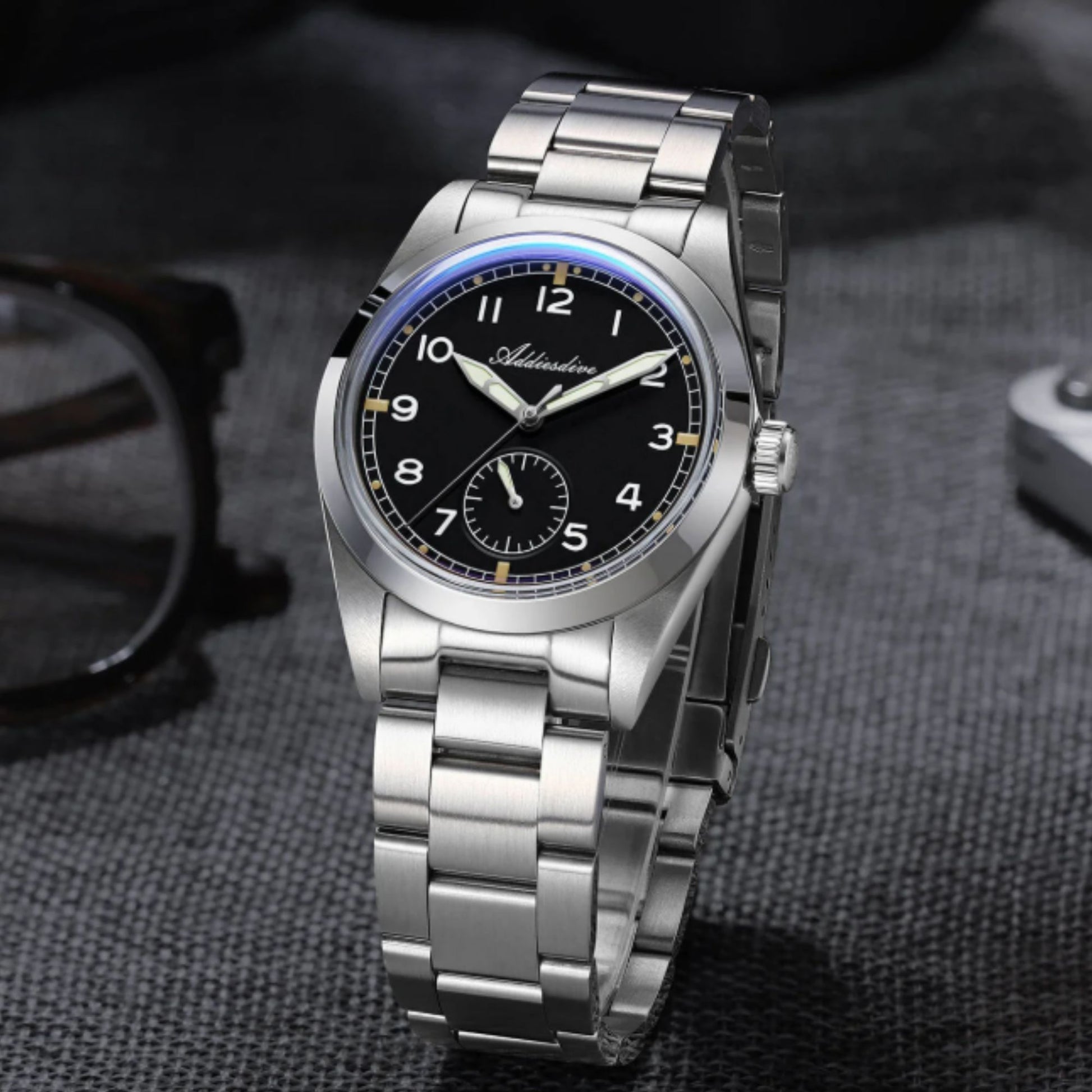 ADDIESDIVE 36mm VH60 Vintage Pilot Watch（AD2099）