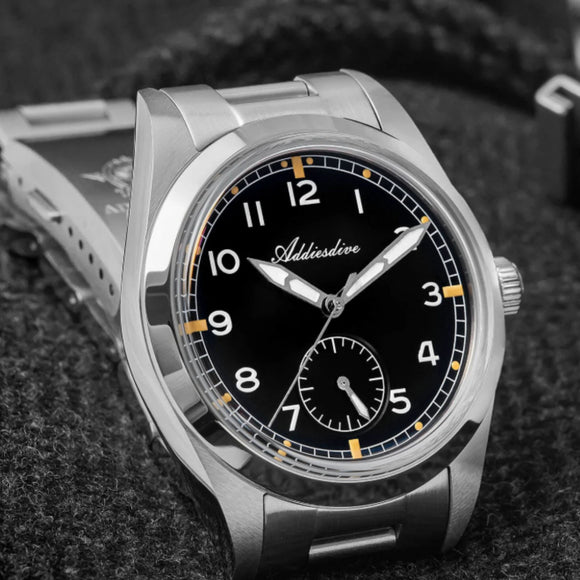 ADDIESDIVE 36mm VH60 Vintage Pilot Watch（AD2099）