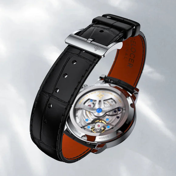 Agelocer World Time Men's Formal Automatic Mechanical Watch