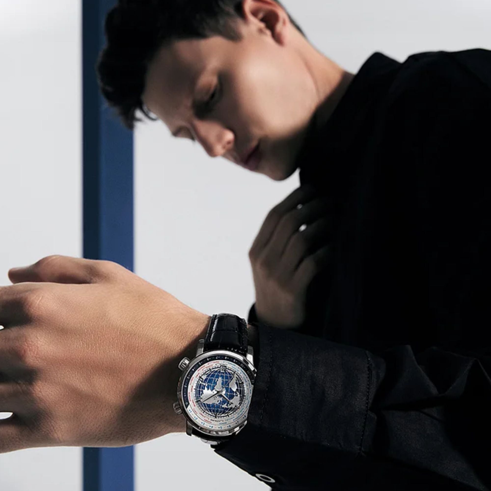 Agelocer World Time Men's Formal Automatic Mechanical Watch