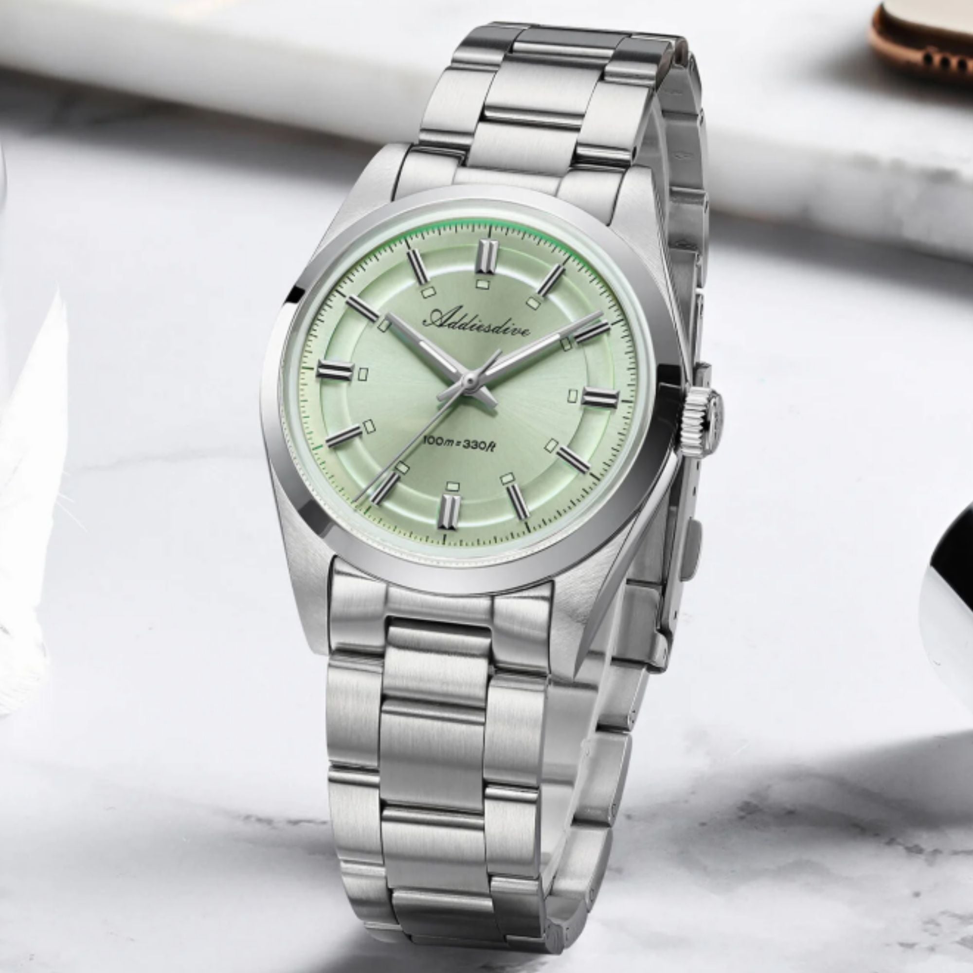 Addiesdive 36mm VH31 Explorer Style Watch AD2515