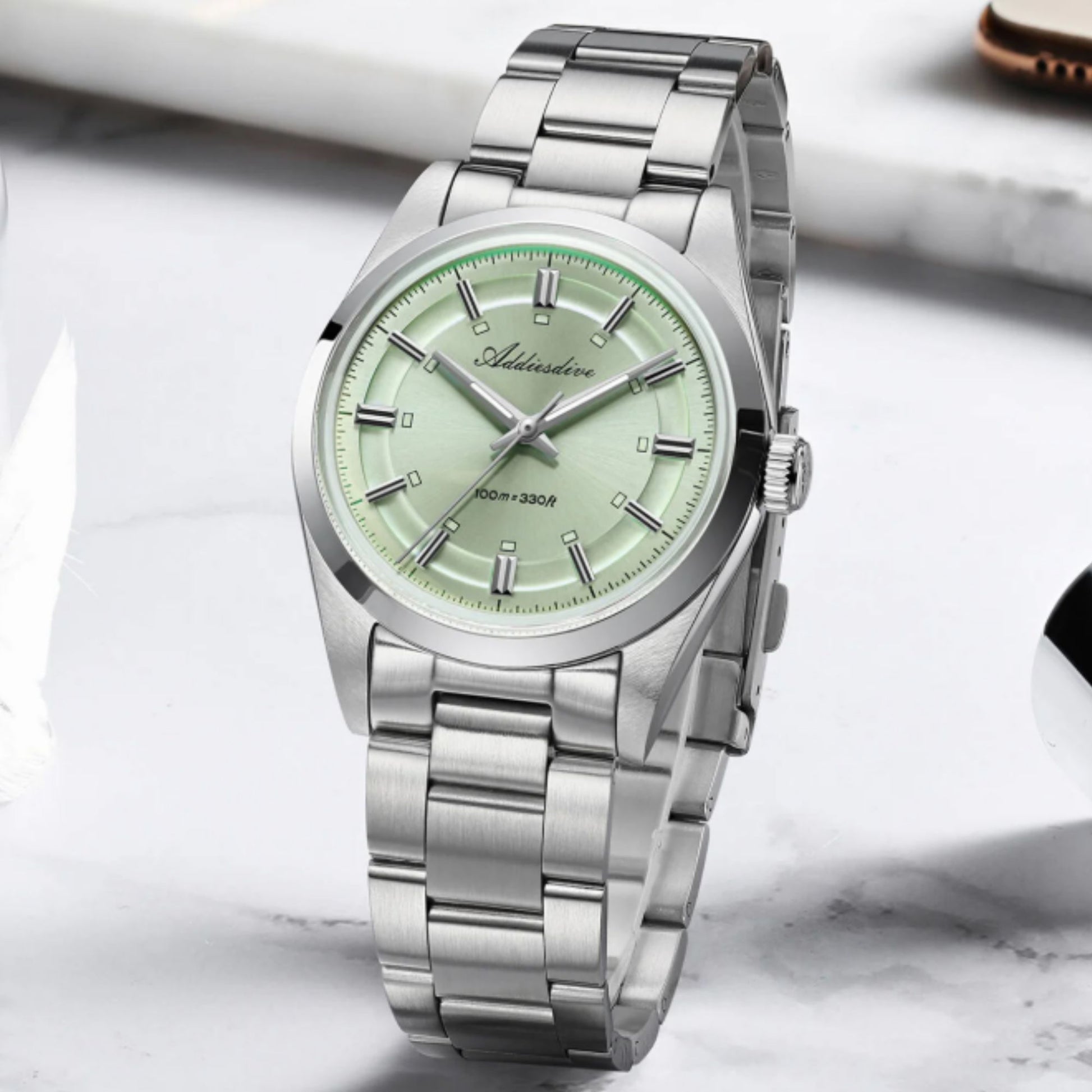 Addiesdive 36mm VH31 Explorer Style Watch AD2515