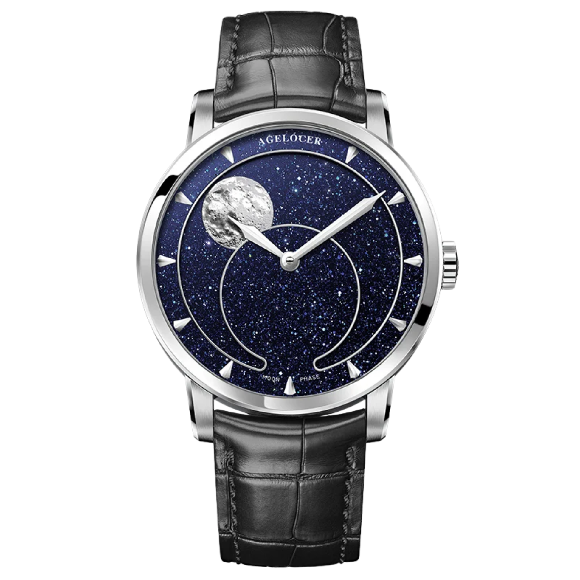 AGELOCER Original Astronomer Aventurine 29.51-day Moon Phase Watch