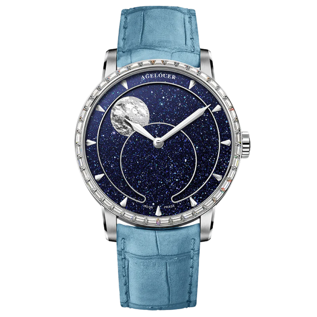 AGELOCER Original Astronomer Aventurine 29.51-day Moon Phase Watch