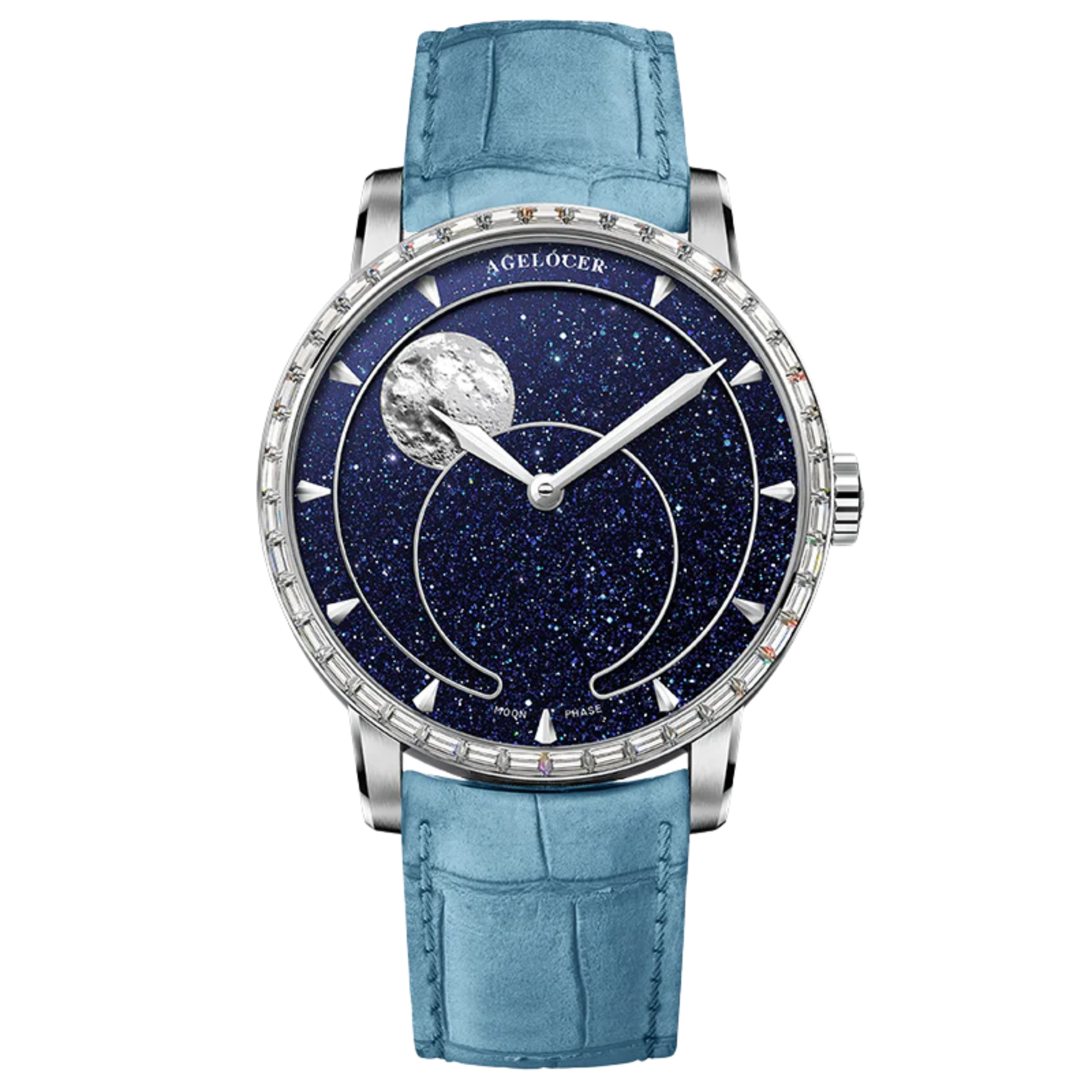 AGELOCER Original Astronomer Aventurine 29.51-day Moon Phase Watch
