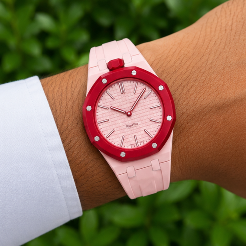 AP Swatch Watch Modkit Case & Strap | Bioceramic Case | FKM High Quality Rubber Bracelet | Butterfly Clasp