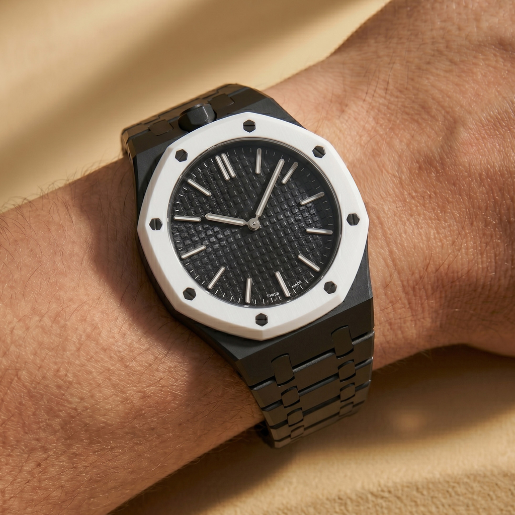 AP Swatch Watch Modkit Strap Stainless Steel Case | Stainless Steel Bracelet  | Butterfly Clasp