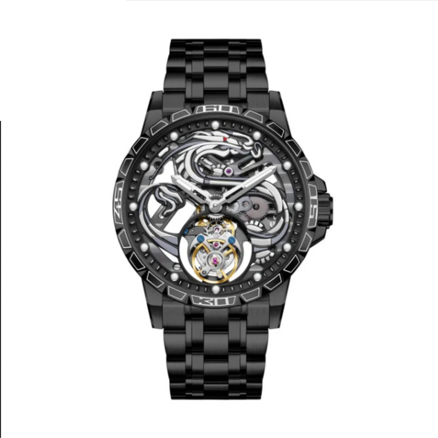 AESOP 7087 Dragon Tourbillon Mechanical Watch