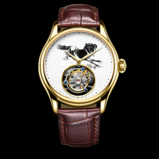 AESOP Ink Painting Tourbillon Horse watch 7010