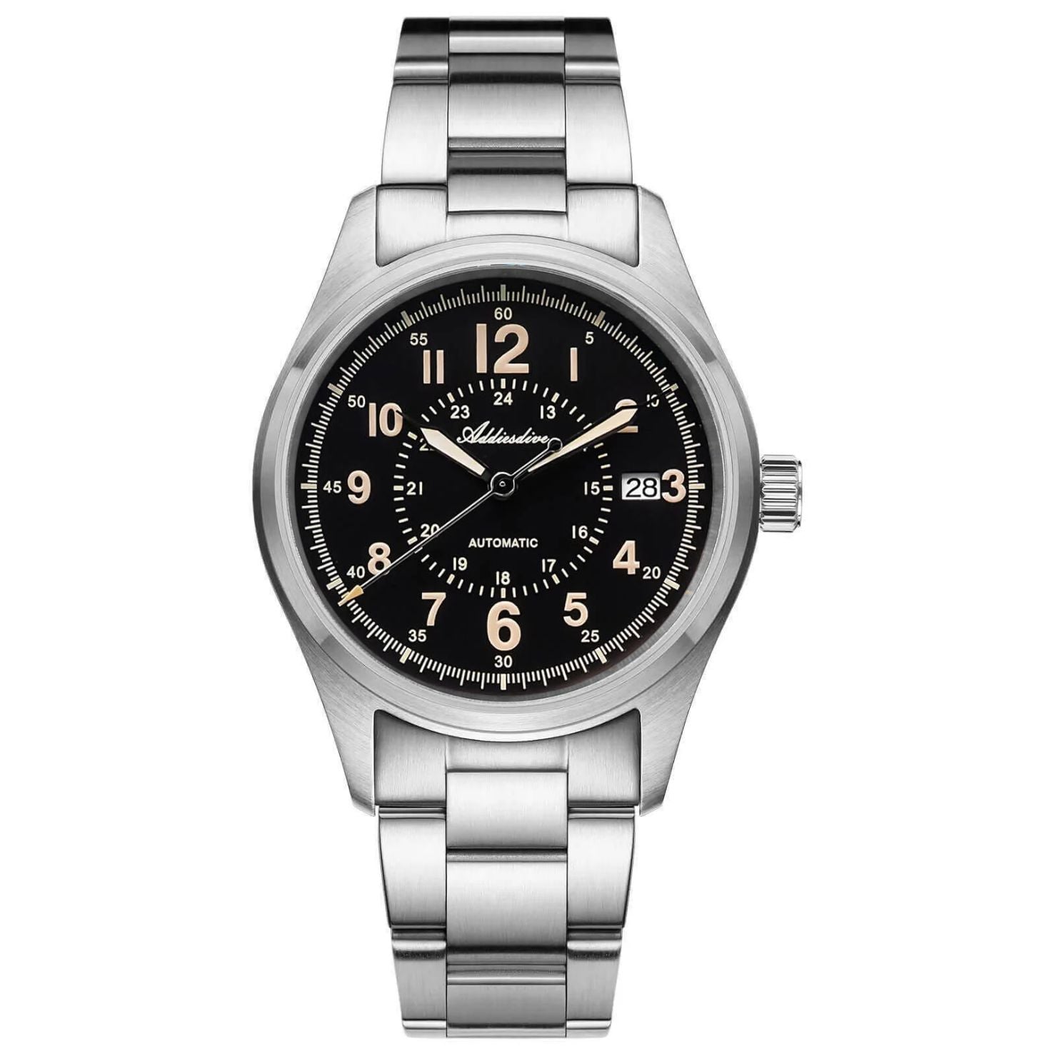 ADDIESDIVE 39mm Sapphire Crystal Automatic Field Watch AD2074