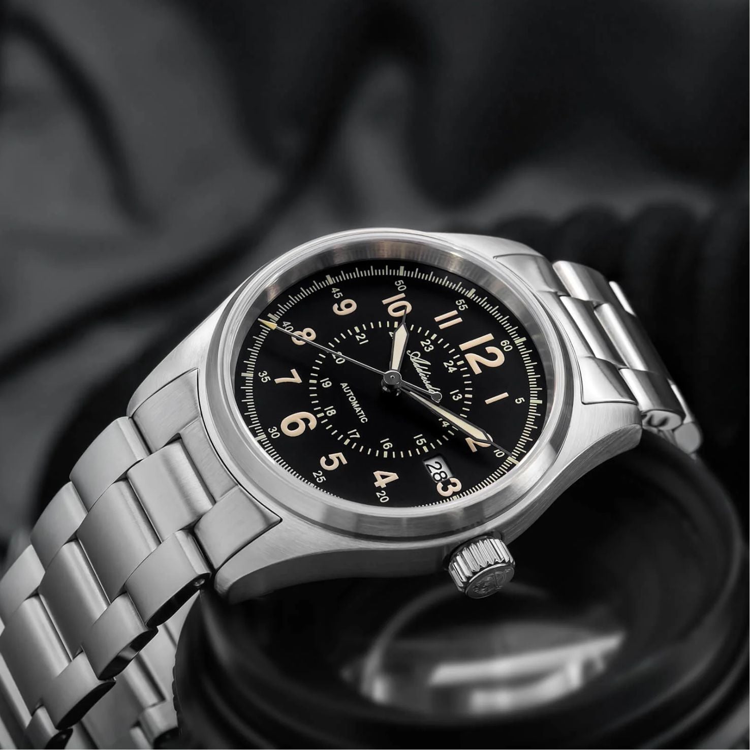 ADDIESDIVE 39mm Sapphire Crystal Automatic Field Watch AD2074