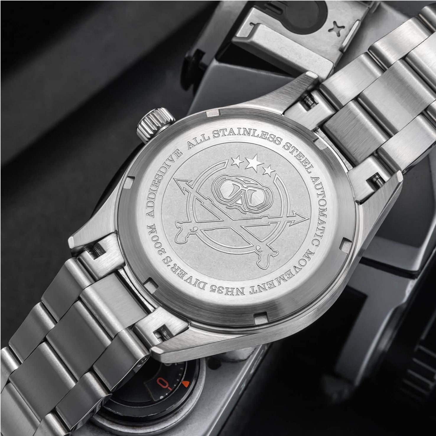 ADDIESDIVE 39mm Sapphire Crystal Automatic Field Watch AD2074