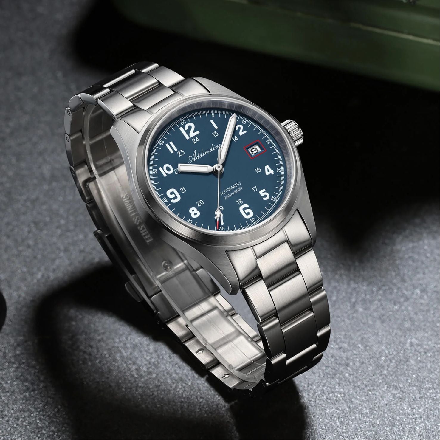 ADDIESDIVE 39mm Explore NH35 Automatic Watch AD2070