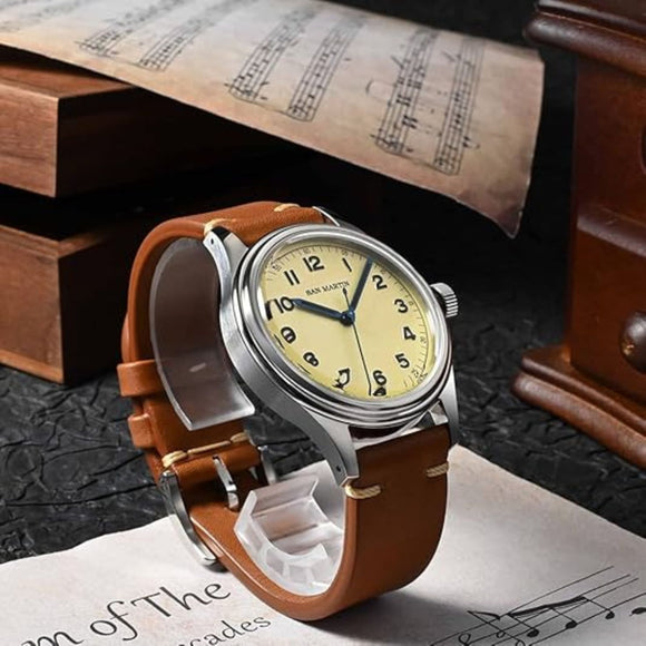 San Martin Pilot NH35 Vintage Military Watch SN0108-G