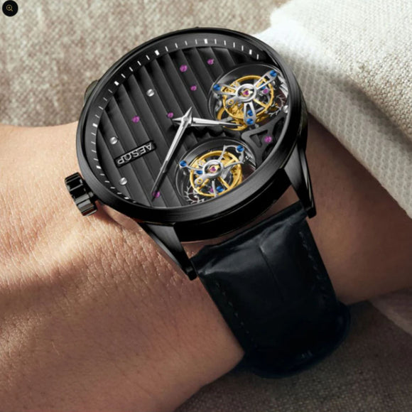 Aesop 12 o'clock and o'clock Original Double Tourbillon Watch