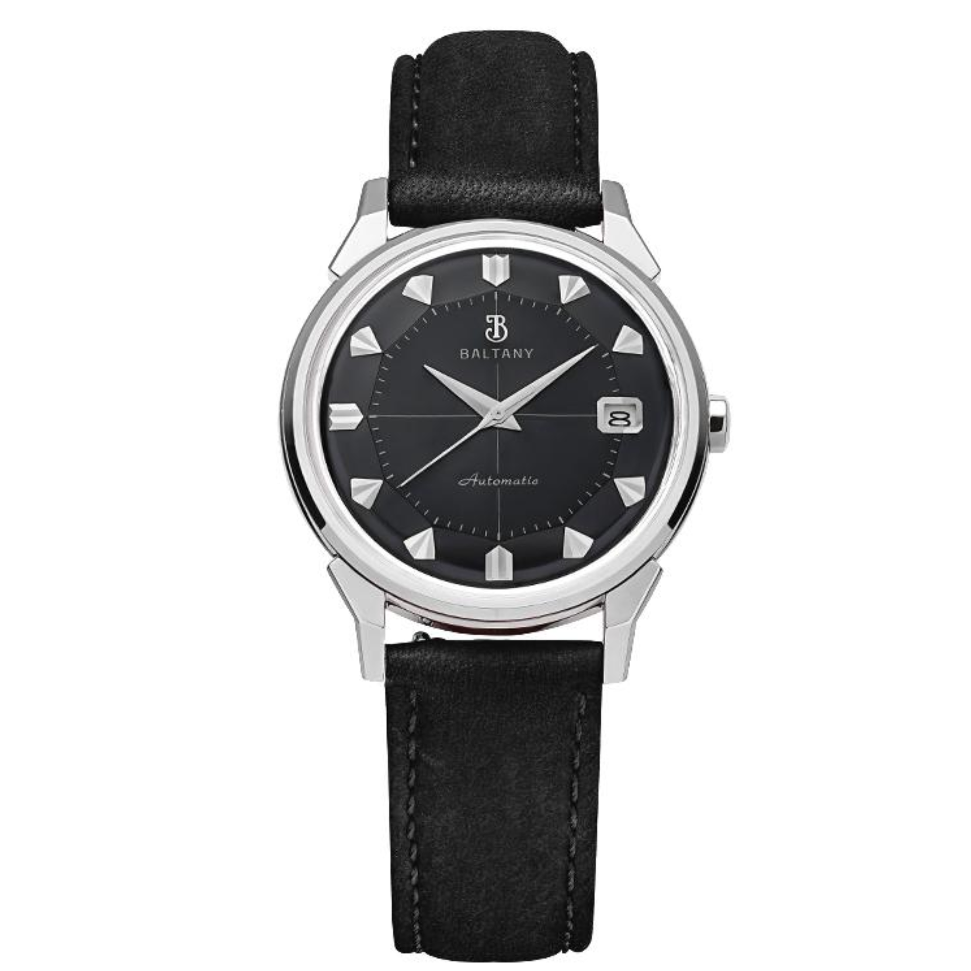 Baltany 36mm Pie-Pan Dial With Crosshair Constellation Homage Watch S4106