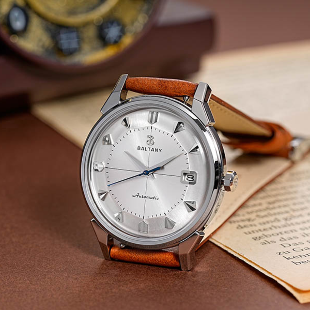 Baltany 36mm Pie-Pan Dial With Crosshair Constellation Homage Watch S4106