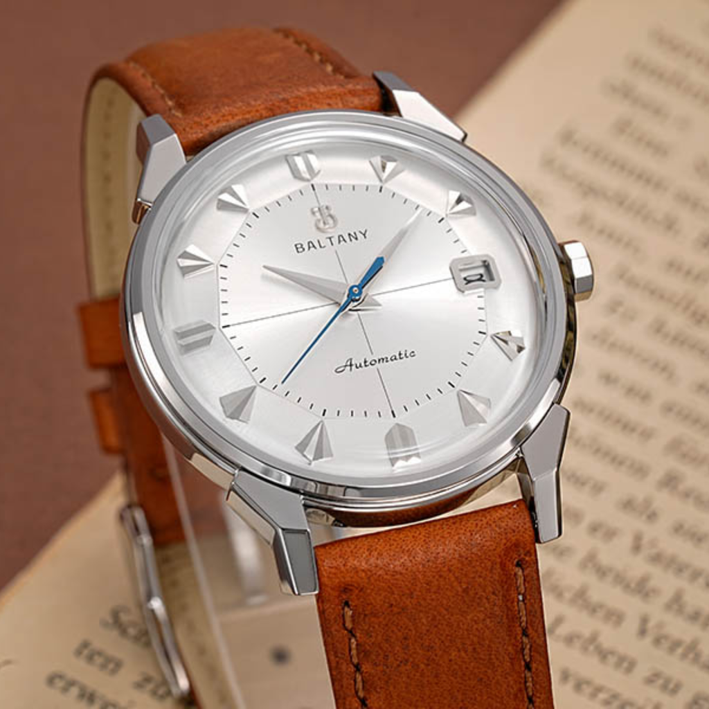 Baltany 36mm Pie-Pan Dial With Crosshair Constellation Homage Watch S4106