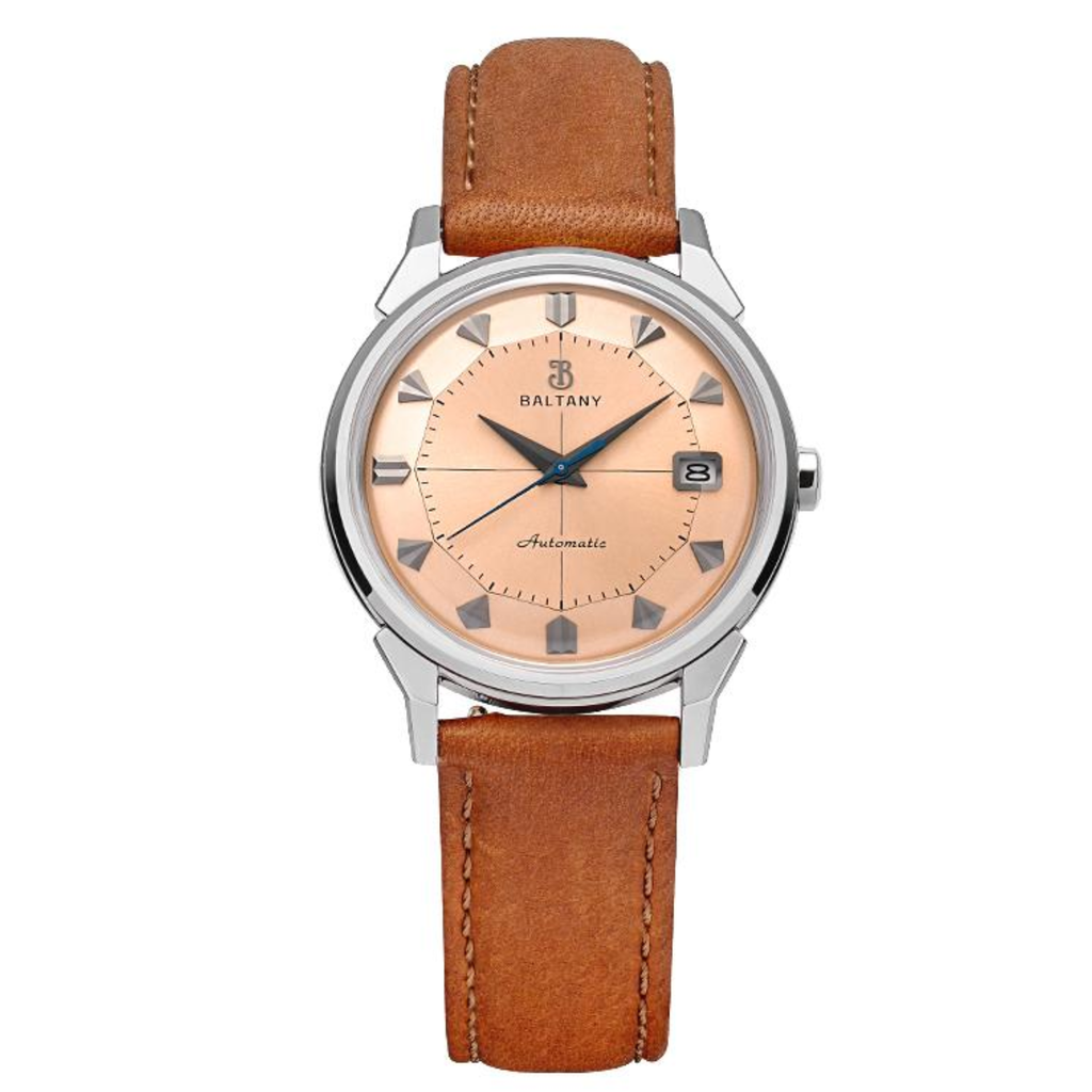 Baltany 36mm Pie-Pan Dial With Crosshair Constellation Homage Watch S4106