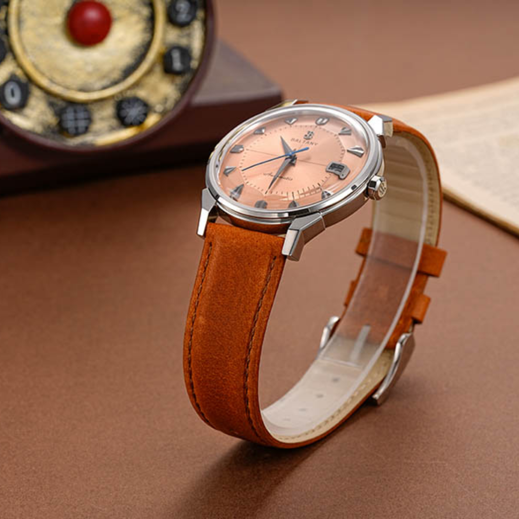 Baltany 36mm Pie-Pan Dial With Crosshair Constellation Homage Watch S4106
