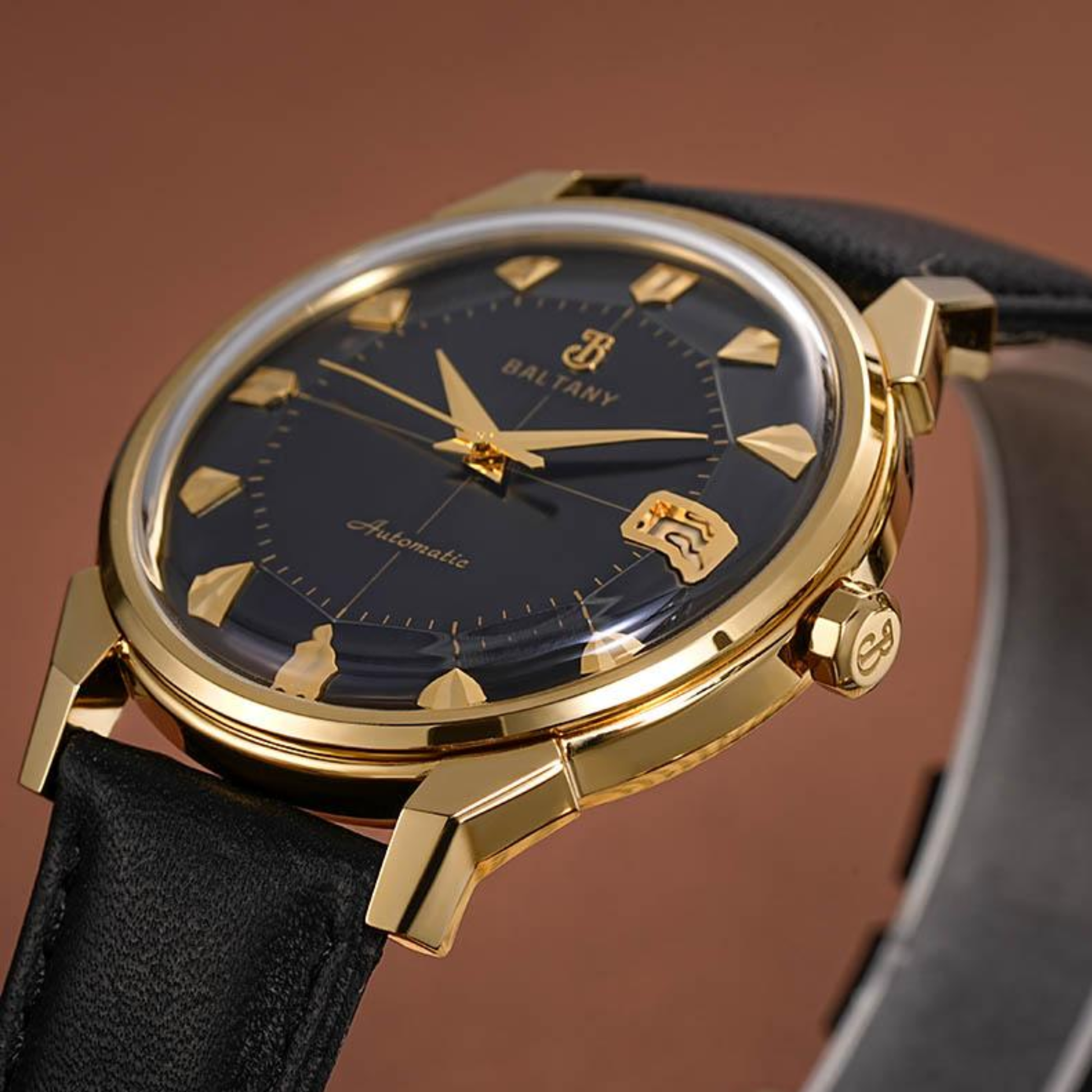 Baltany 36mm Pie-Pan Dial With Crosshair Constellation Homage Watch S4106