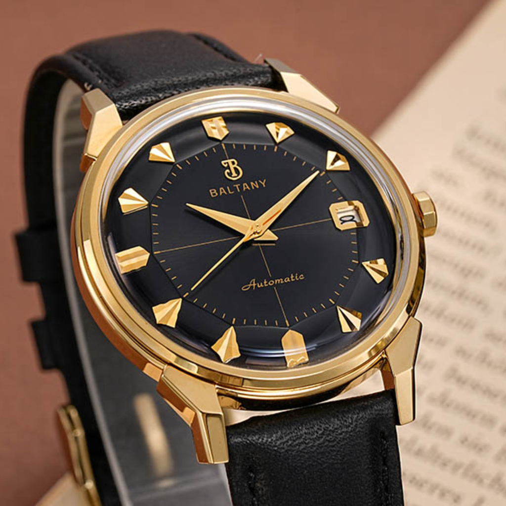 Baltany 36mm Pie-Pan Dial With Crosshair Constellation Homage Watch S4106