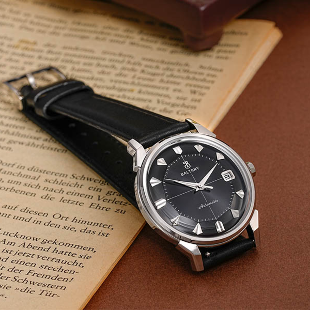Baltany 36mm Pie-Pan Dial With Crosshair Constellation Homage Watch S4106