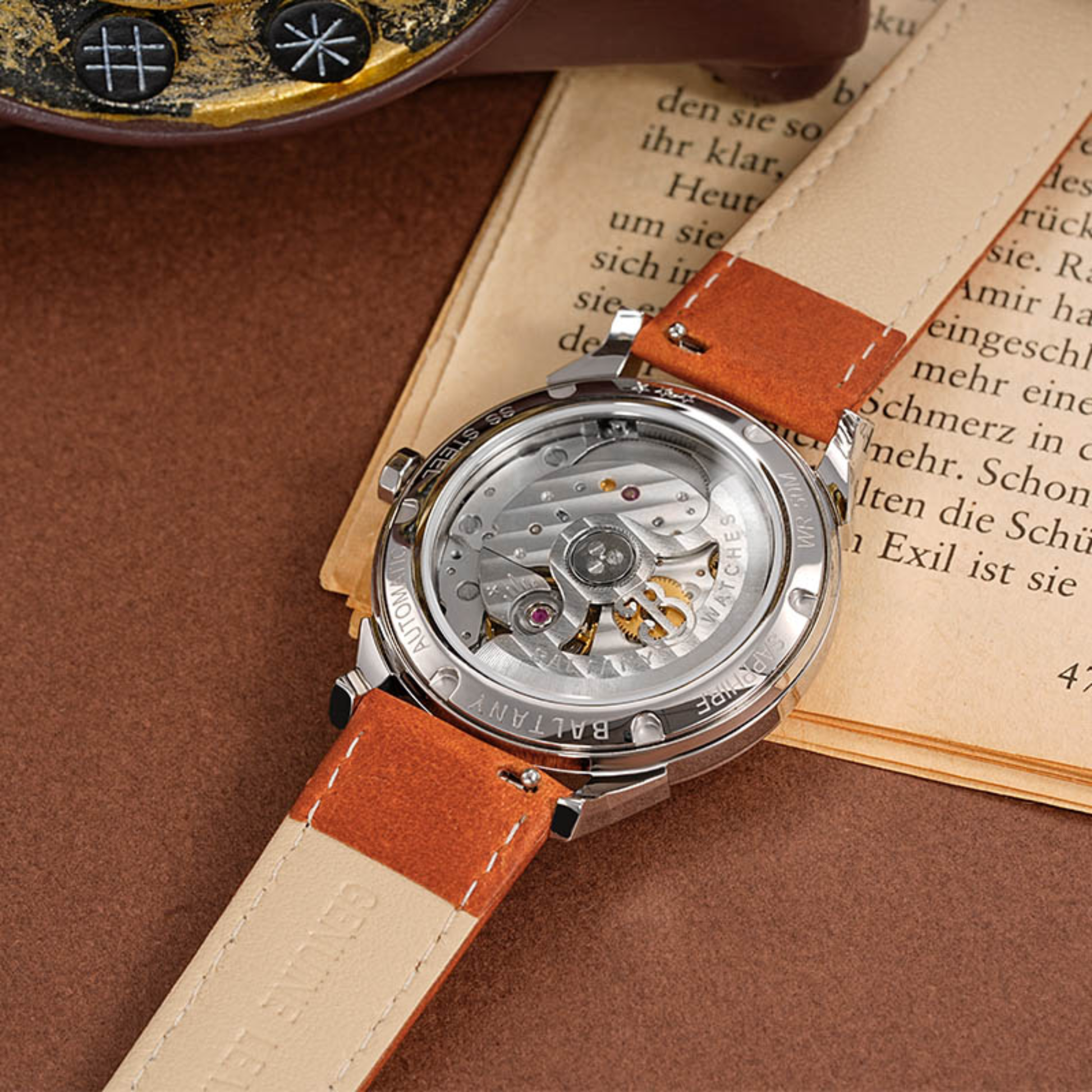 Baltany 36mm Pie-Pan Dial With Crosshair Constellation Homage Watch S4106