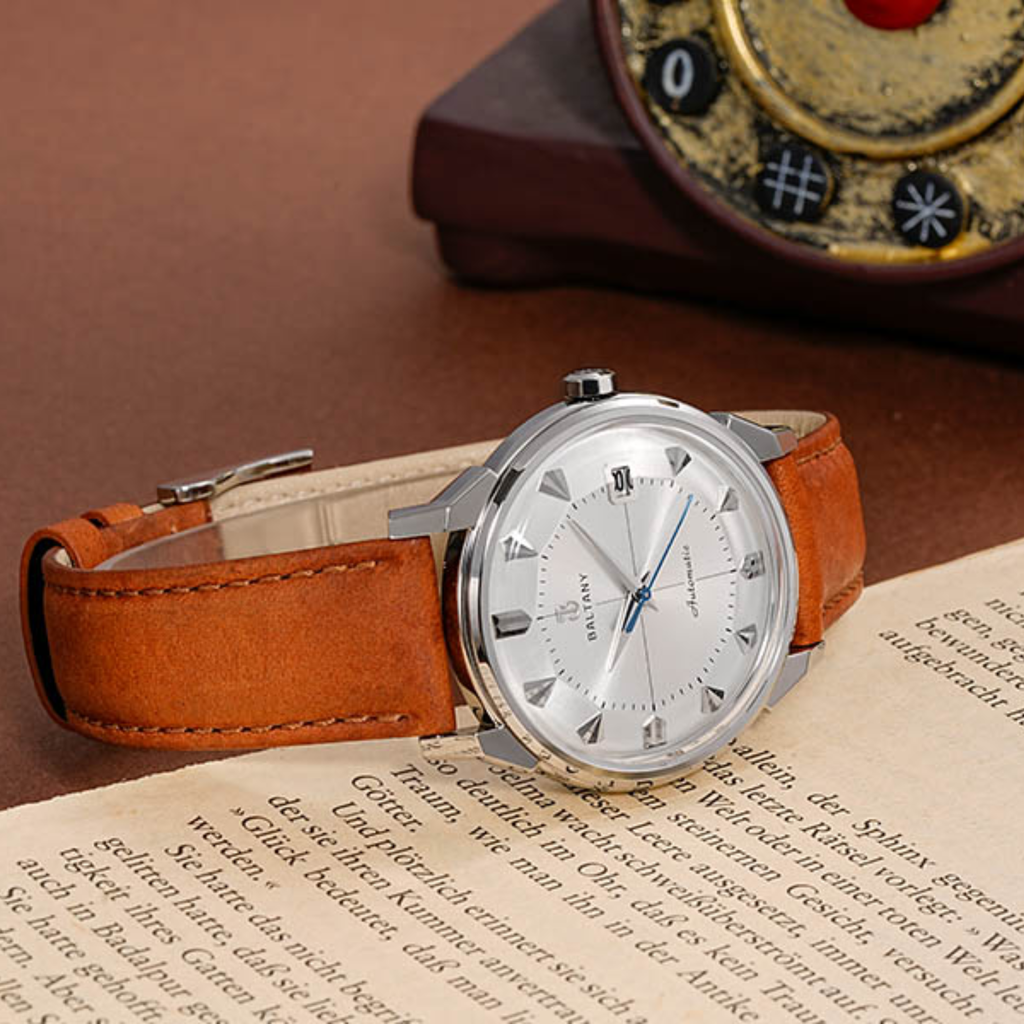 Baltany 36mm Pie-Pan Dial With Crosshair Constellation Homage Watch S4106