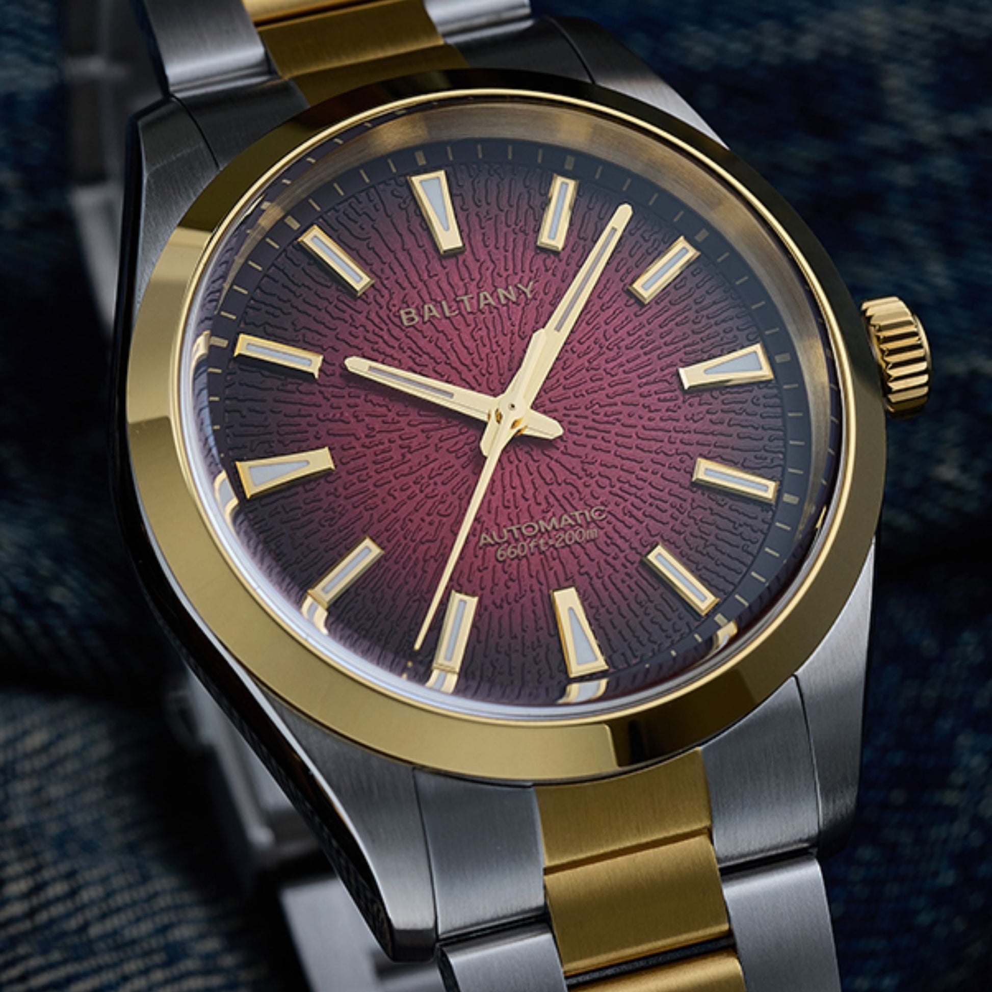 Baltany Design 3D Smoked Dial NH38 Automatic Sports Watch S4105