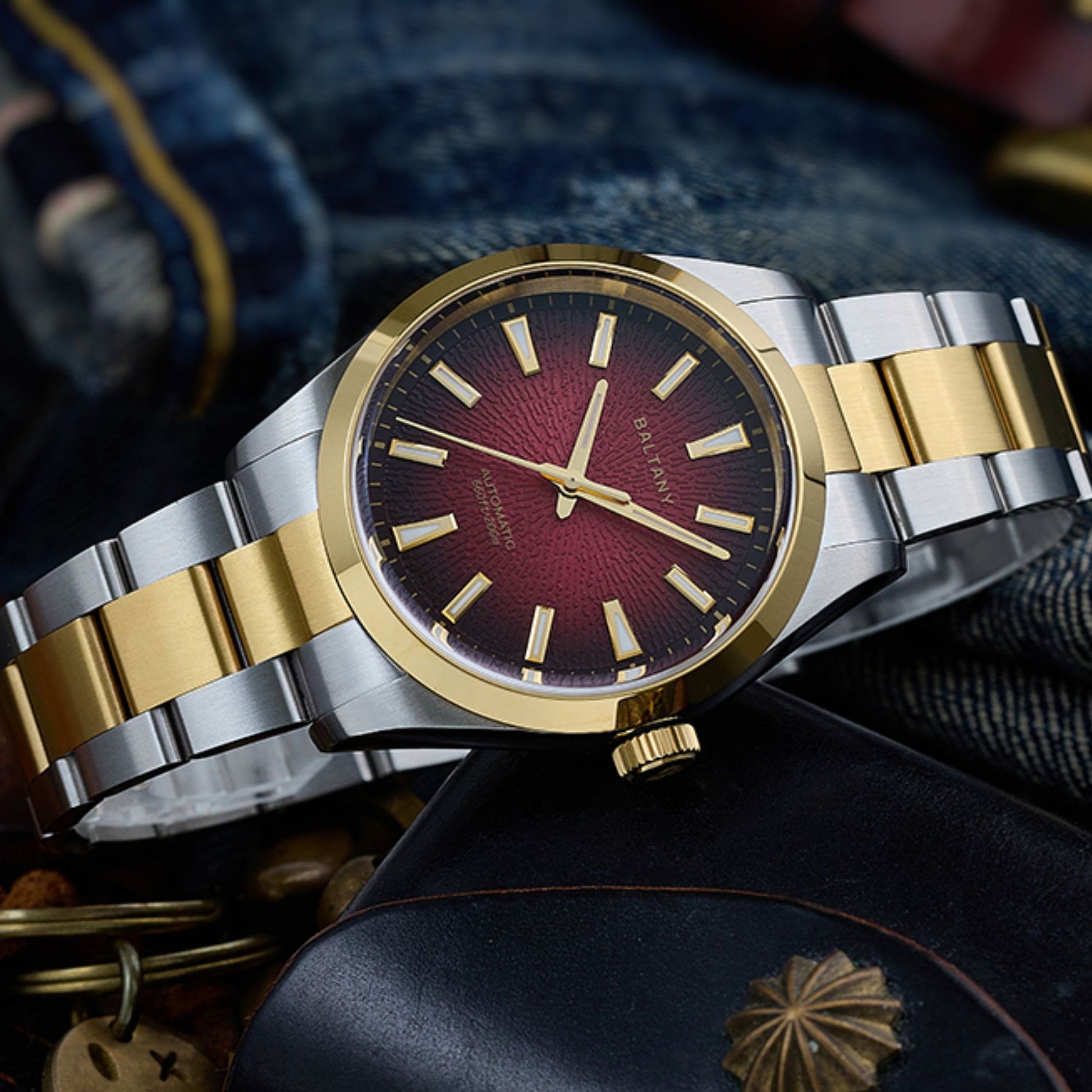 Baltany Design 3D Smoked Dial NH38 Automatic Sports Watch S4105