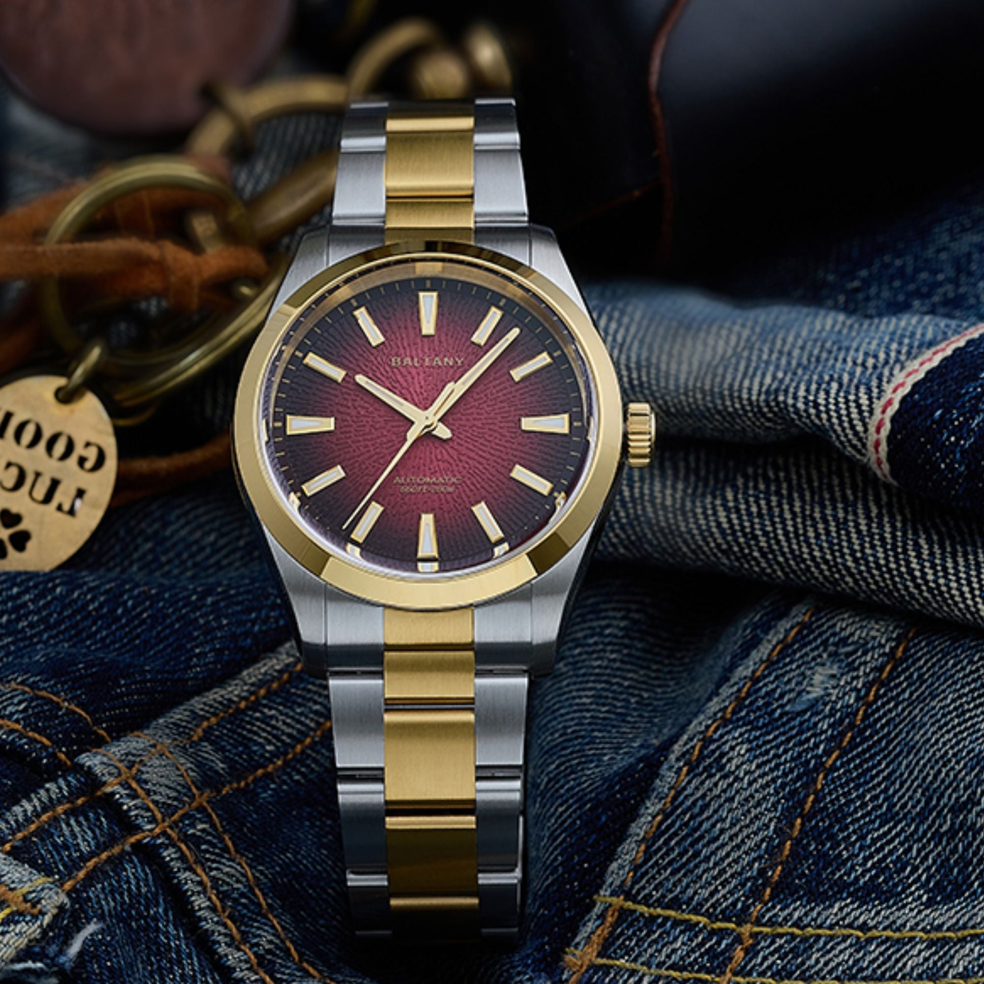 Baltany Design 3D Smoked Dial NH38 Automatic Sports Watch S4105