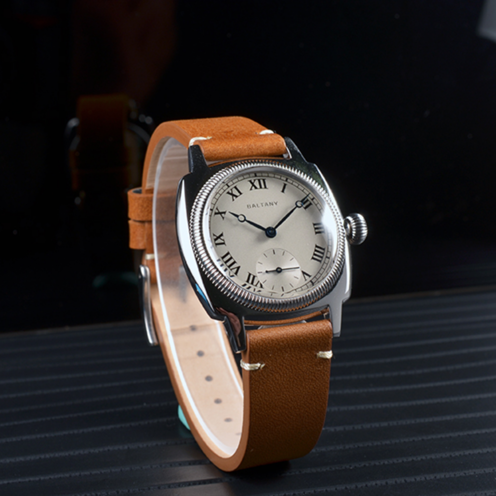 Baltany Salmon Roman Markers Quartz Watches S4037