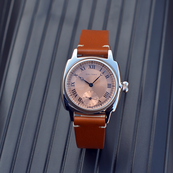 Baltany Salmon Roman Markers Quartz Watches S4037