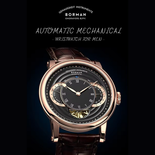 BORMAN Mechanical Watches Waterproof Wrist Watch Automatic For Men Stainless Steel - BM3739