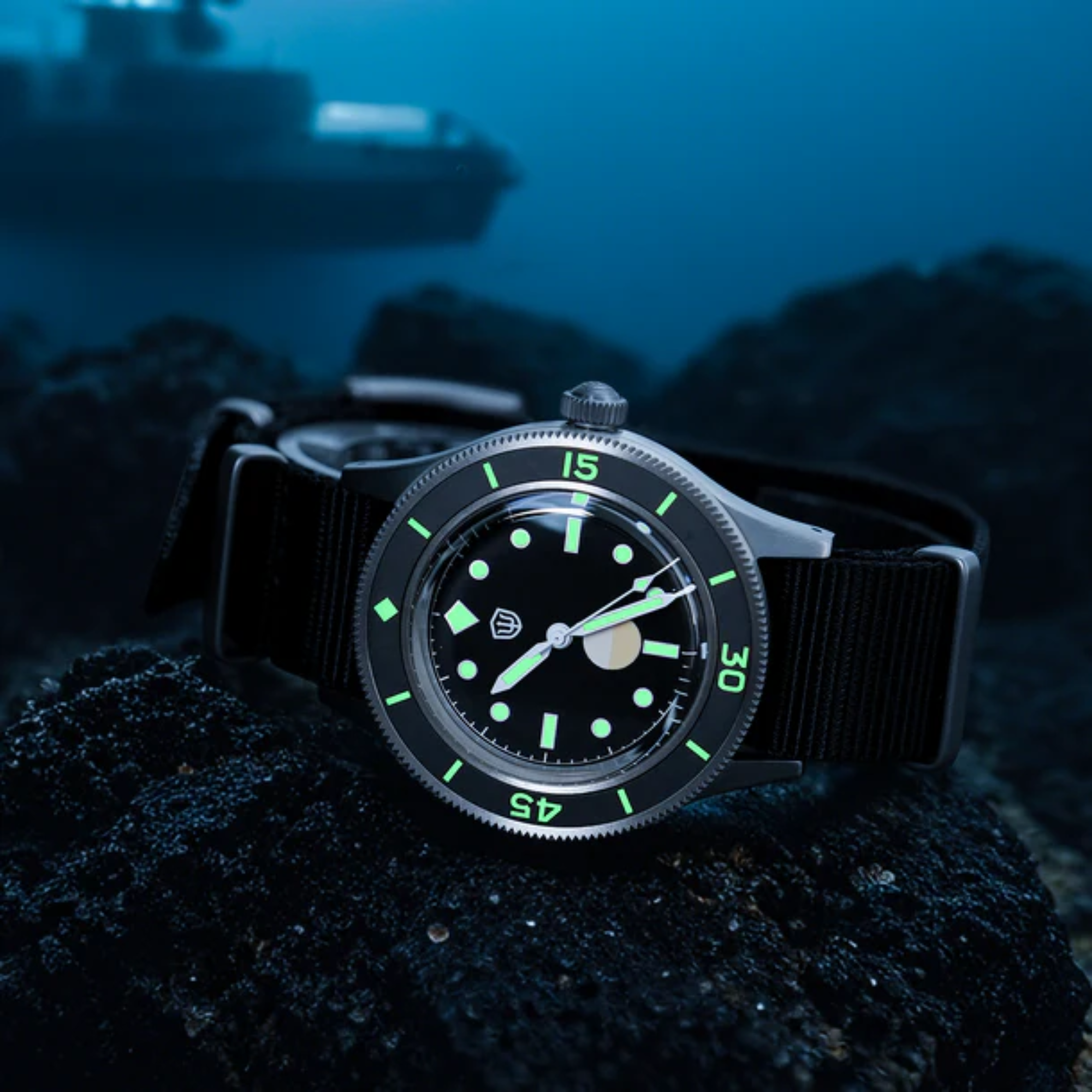 Watchdives WD50Ti Titanium 50-Fathoms NH35 Dive Watch