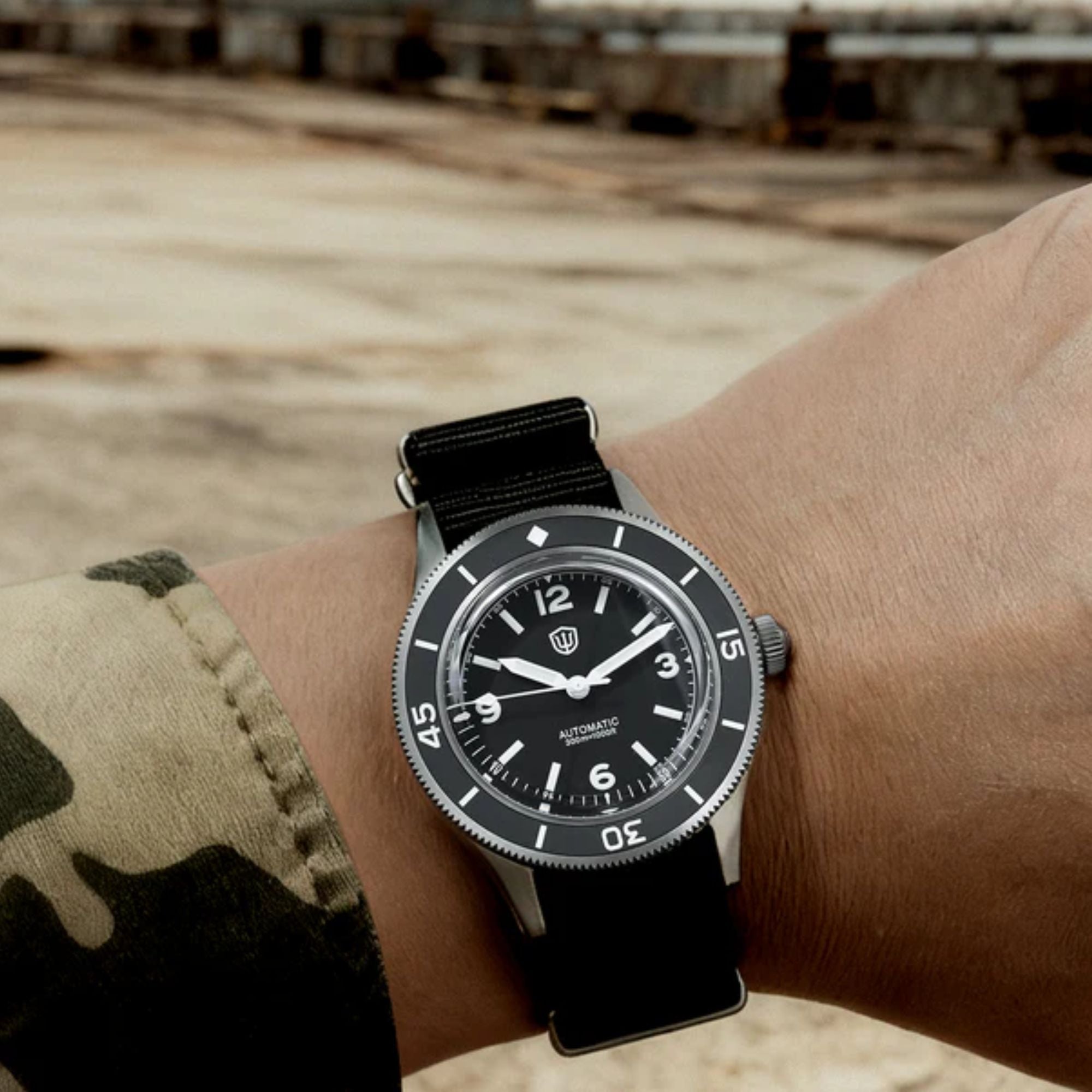 Watchdives WD50Ti Titanium 50-Fathoms NH35 Dive Watch