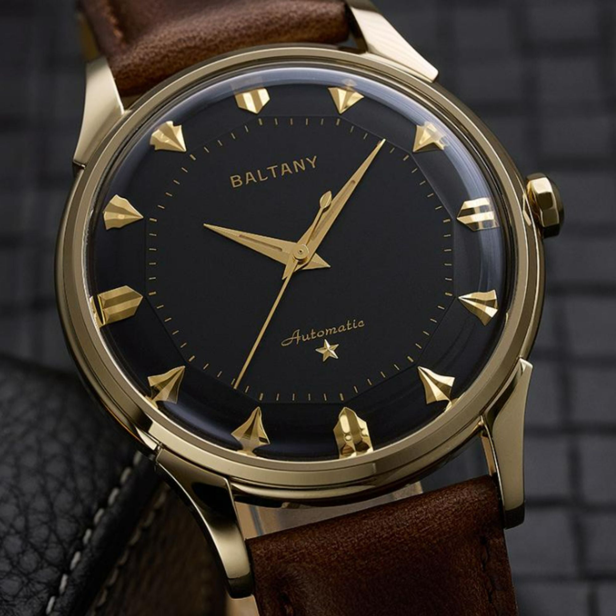 Classic Pie-Pan Dial Dog-leg Lugs Vintage Watch Remake S4090