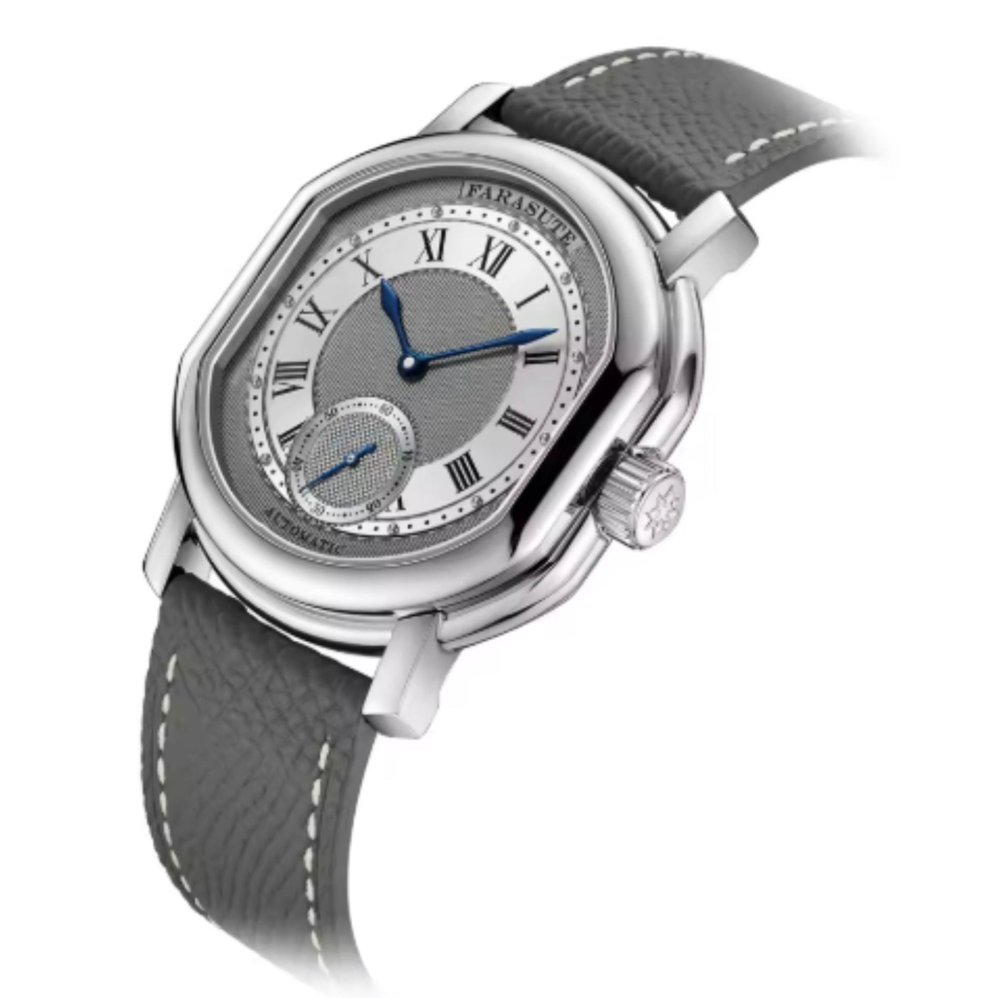 FARASUTE 38mm Luxury Retro Men's Watch Peacock Custom Mechanical Movement 5ATM Waterproof Sapphire Men's Watch