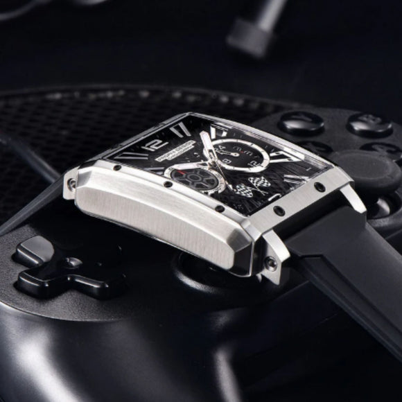 Pagani Design PD-1725 Racing Series Skeleton Design Men's 50M Waterproof Chronograph Japan VK64 Quartz Watch 40MM Sapphire Crystal Sports Watch
